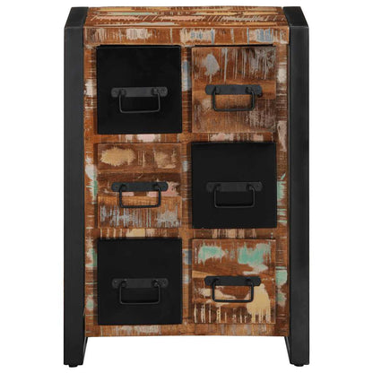 Aparador 50x35x70 cm madeira recuperada maciça