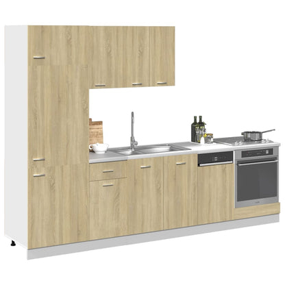 Conj. móveis de cozinha “Lyon” 7 pcs  carvalho sonoma