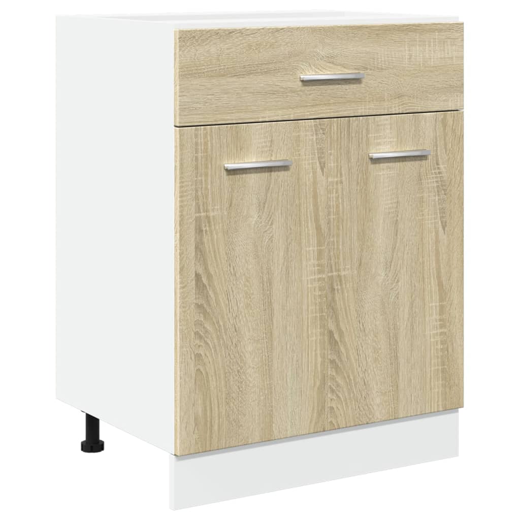 Conjunto móveis de cozinha “Lyon” 8 pcs carvalho sonoma