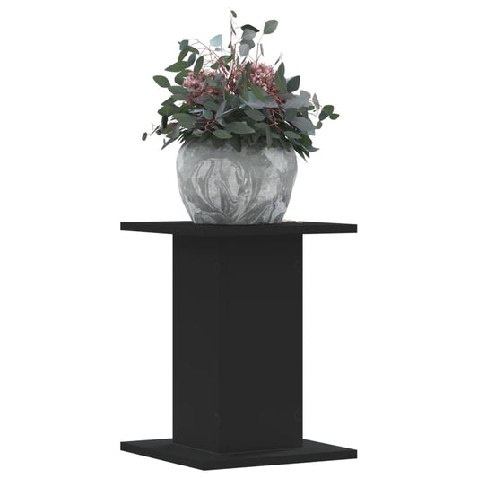Suportes p/ plantas 2 pcs 30x30x40 cm derivados madeira preto