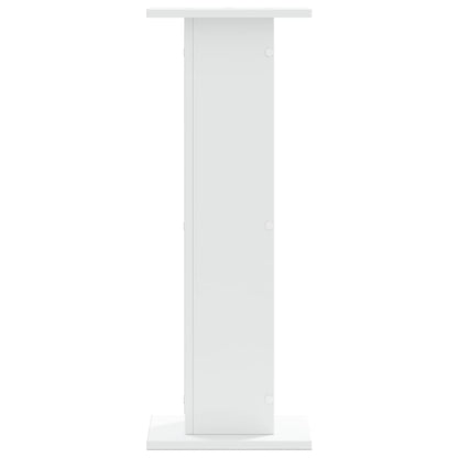 Suportes p/ plantas 2 pcs 30x30x80 cm derivados madeira branco