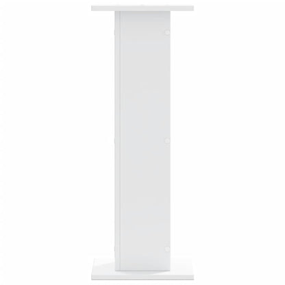 Suportes p/ plantas 2 pcs 30x30x80 cm derivados madeira branco