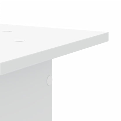 Suportes p/ plantas 2 pcs 30x30x80 cm derivados madeira branco