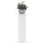Suportes p/ plantas 2 pcs 30x30x80 cm derivados madeira branco