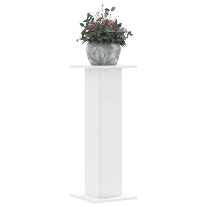 Suportes p/ plantas 2 pcs 30x30x80 cm derivados madeira branco