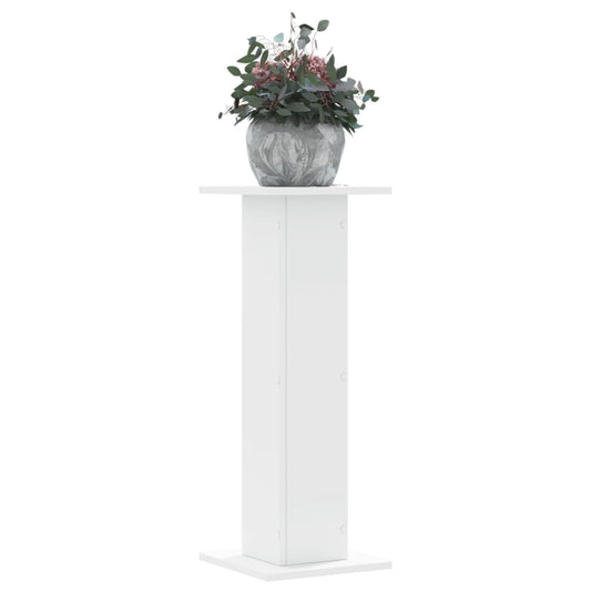 Suportes p/ plantas 2 pcs 30x30x80 cm derivados madeira branco