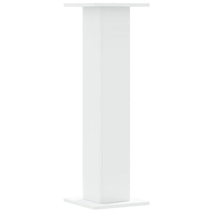 Suportes p/ plantas 2 pcs 30x30x95 cm derivados madeira branco