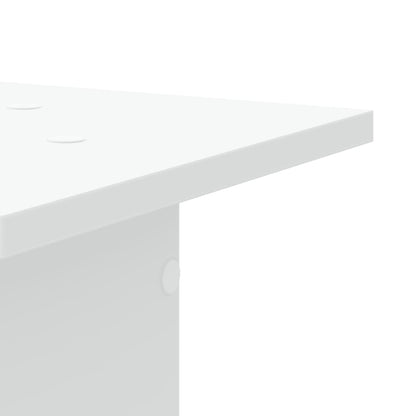 Suportes p/ plantas 2 pcs 30x30x95 cm derivados madeira branco