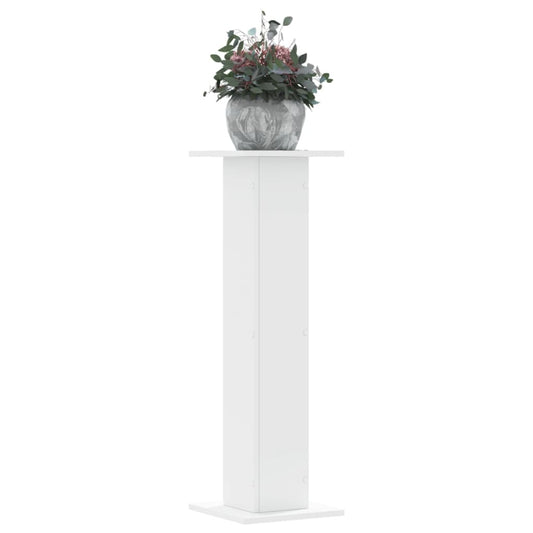 Suportes p/ plantas 2 pcs 30x30x95 cm derivados madeira branco