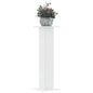 Suportes p/ plantas 2 pcs 30x30x95 cm derivados madeira branco