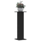 Suportes p/ plantas 2 pcs 30x30x95 cm derivados madeira preto