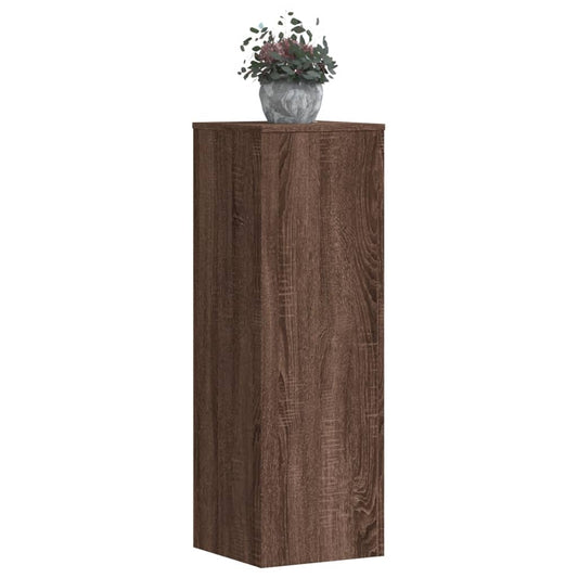 Suportes p/ plantas 2 pcs 33x33x100 cm derivados de madeira