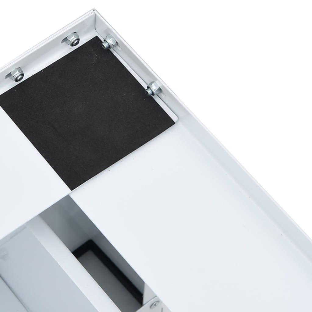 Pedestal para máquina de lavar roupa com gaveta branca