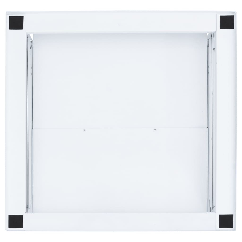 Suporte máquina lavar c/ prateleira extraível branco