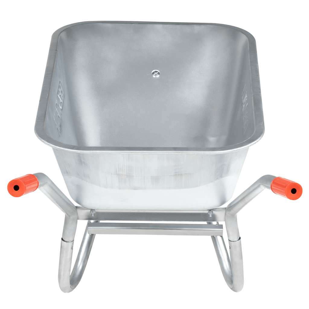 Carrinho de mão 90 l 150 kg aço galvanizado e plástico