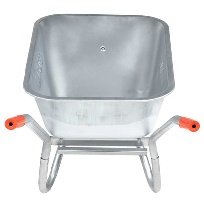 Carrinho de mão 90 l 150 kg aço galvanizado e plástico