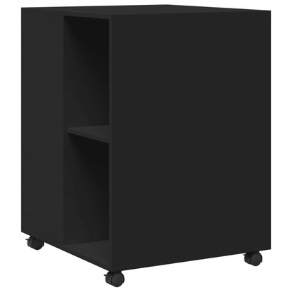 Mesa de apoio c/ rodas 55x60x78 cm derivados de madeira preto