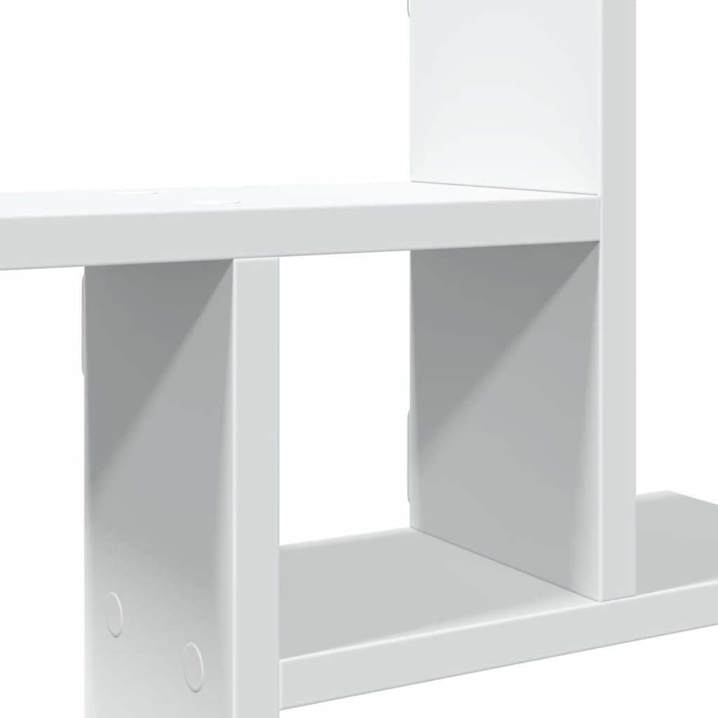 Prateleiras de parede 2 pcs 38x12x38cm derivados madeira branco