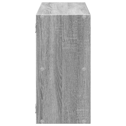 Prateleira parede 100x25x50 cm deriv. de madeira cinza sonoma