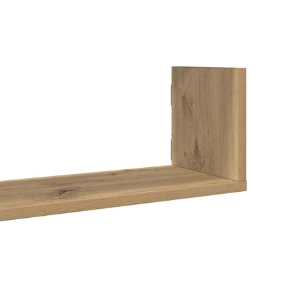 Prateleiras de parede 3pcs derivados madeira carvalho artisiano
