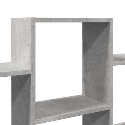 Prateleira parede 159x18x66 cm deriv. madeira cinzento cimento