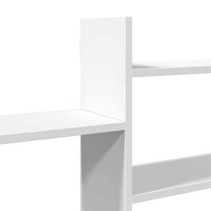 Prateleira de parede 167,5x18x68 cm derivados de madeira branco