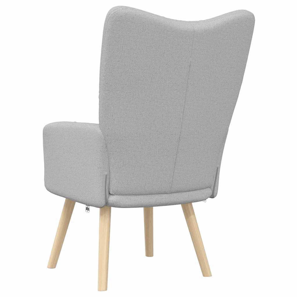 Cadeira de descanso tecido cinzento nuvem