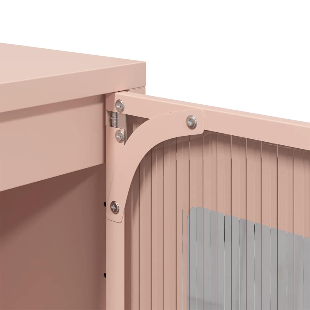 Móvel alto 68x39x111,5 cm aço rosa