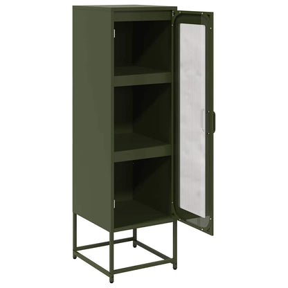 Móvel alto 36x39x123 cm aço laminado a frio verde-azeitona