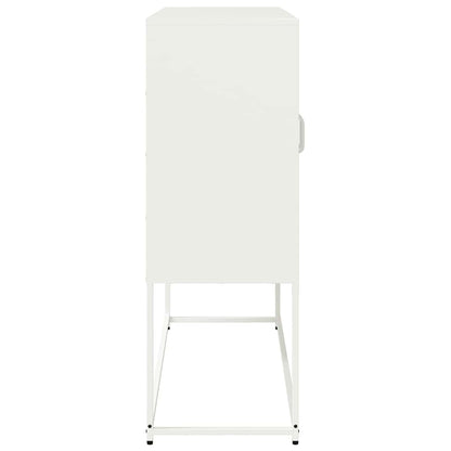 Aparador 100,5x39x107 cm aço laminado a frio branco