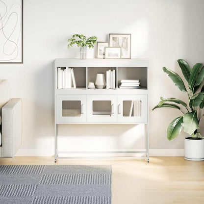 Aparador 100,5x39x107 cm aço laminado a frio branco