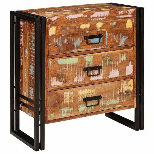Buffet Castanho 66 x 33 x 70 cm Madeira recuperada maciça