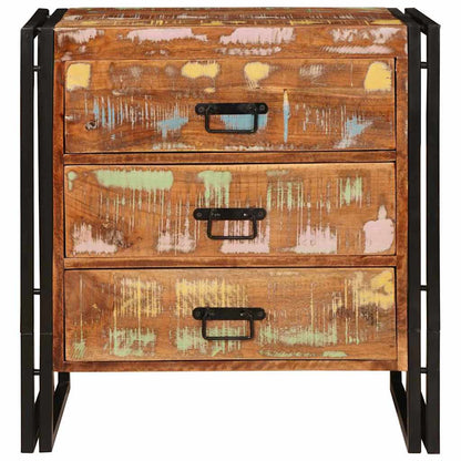 Buffet Castanho 66 x 33 x 70 cm Madeira recuperada maciça