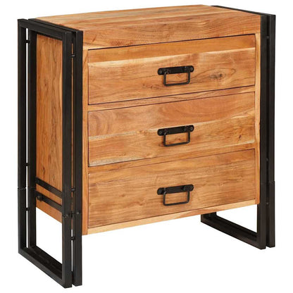 Buffet Castanho 66 x 33 x 70 cm Madeira de acácia maciça