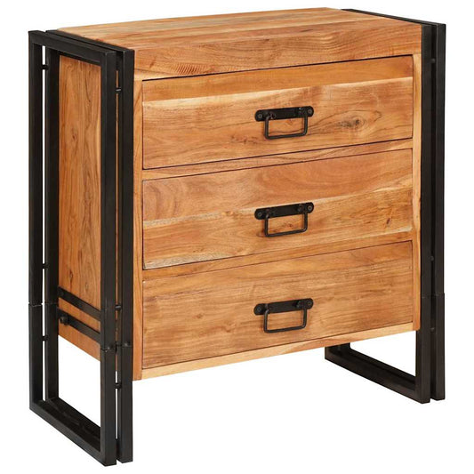Buffet Castanho 66 x 33 x 70 cm Madeira de acácia maciça