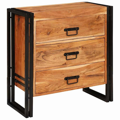 Buffet Castanho 66 x 33 x 70 cm Madeira de acácia maciça