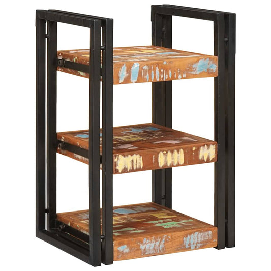 Mesa-de-cabeceira 2 pcs Madeira Sólida Reclamada