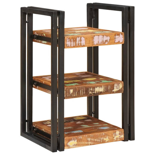 Mesa-de-cabeceira 2 pcs Madeira Sólida Reclamada