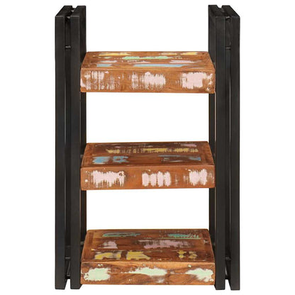 Mesa-de-cabeceira 2 pcs Madeira Sólida Reclamada