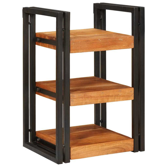 Mesa-de-cabeceira 2 pcs Madeira Sólida de Acácia