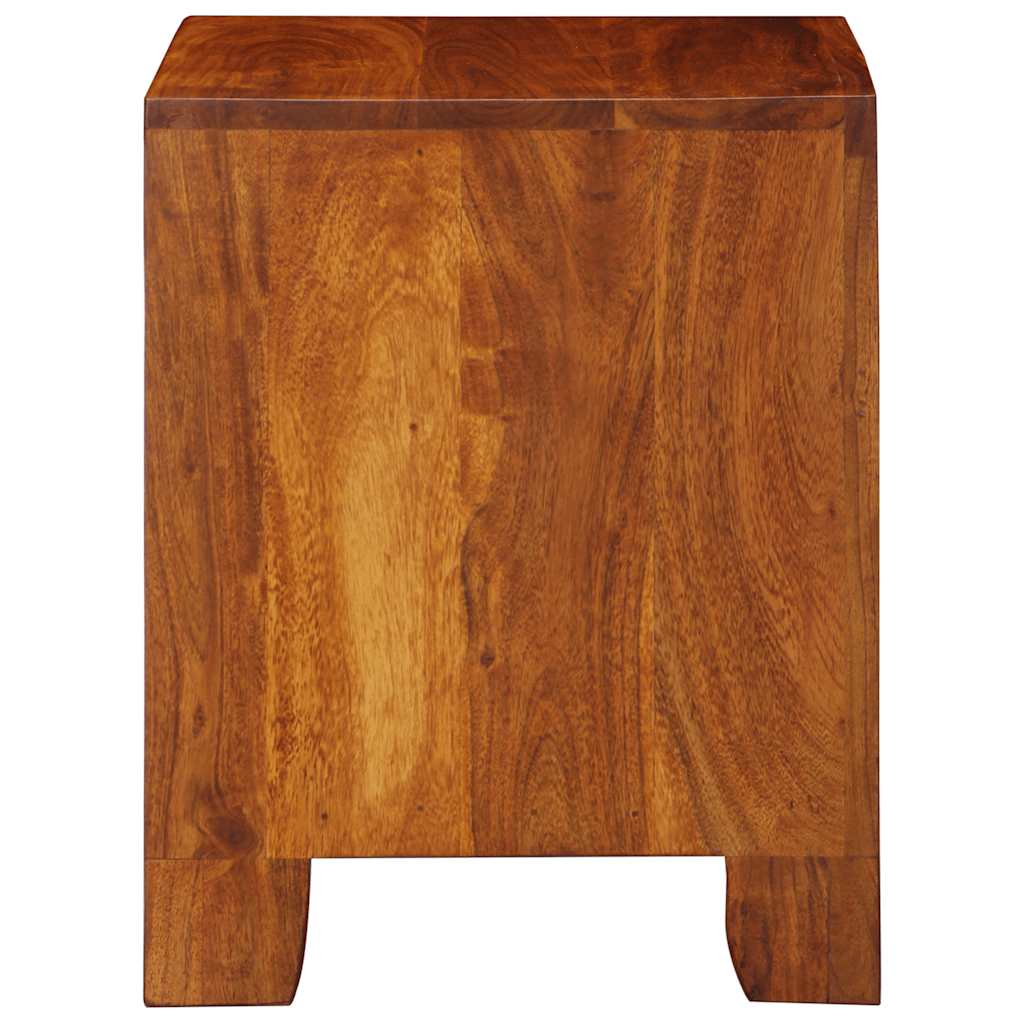 Mesa de cabeceira 40x35x45 cm madeira de acácia maciça