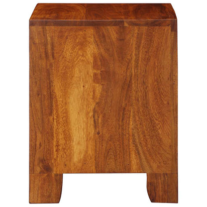 Mesa de cabeceira 40x35x45 cm madeira de acácia maciça