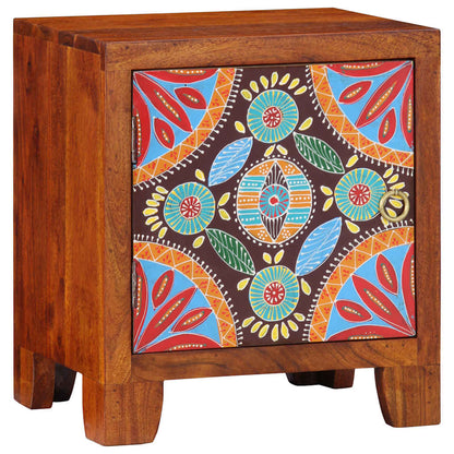 Mesa de cabeceira 40x30x45 cm madeira de acácia maciça