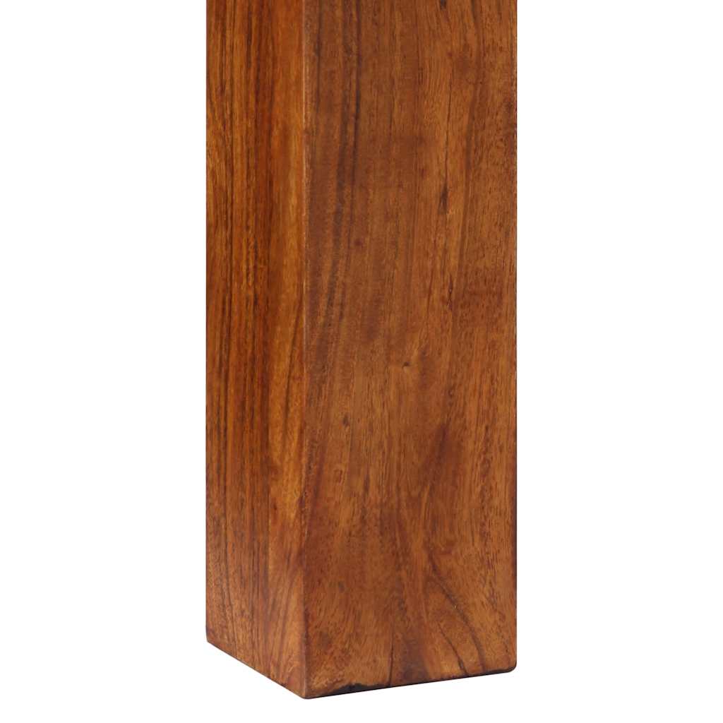 Mesa de consola 80x35x75 cm Madeira maciça Acácia