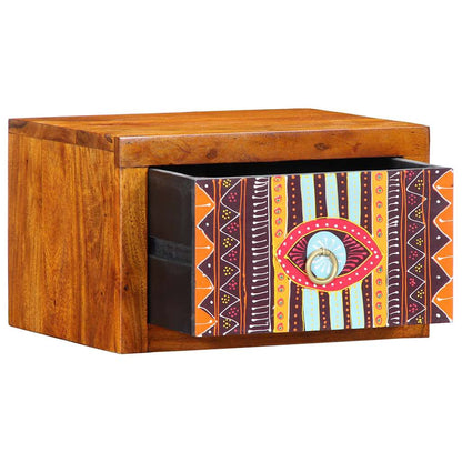 Armário de Cabeceira com gaveta 2 pcs Castanho 35 x 30 x 22 cm
