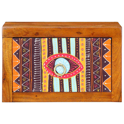 Armário de Cabeceira com gaveta 2 pcs Castanho 35 x 30 x 22 cm