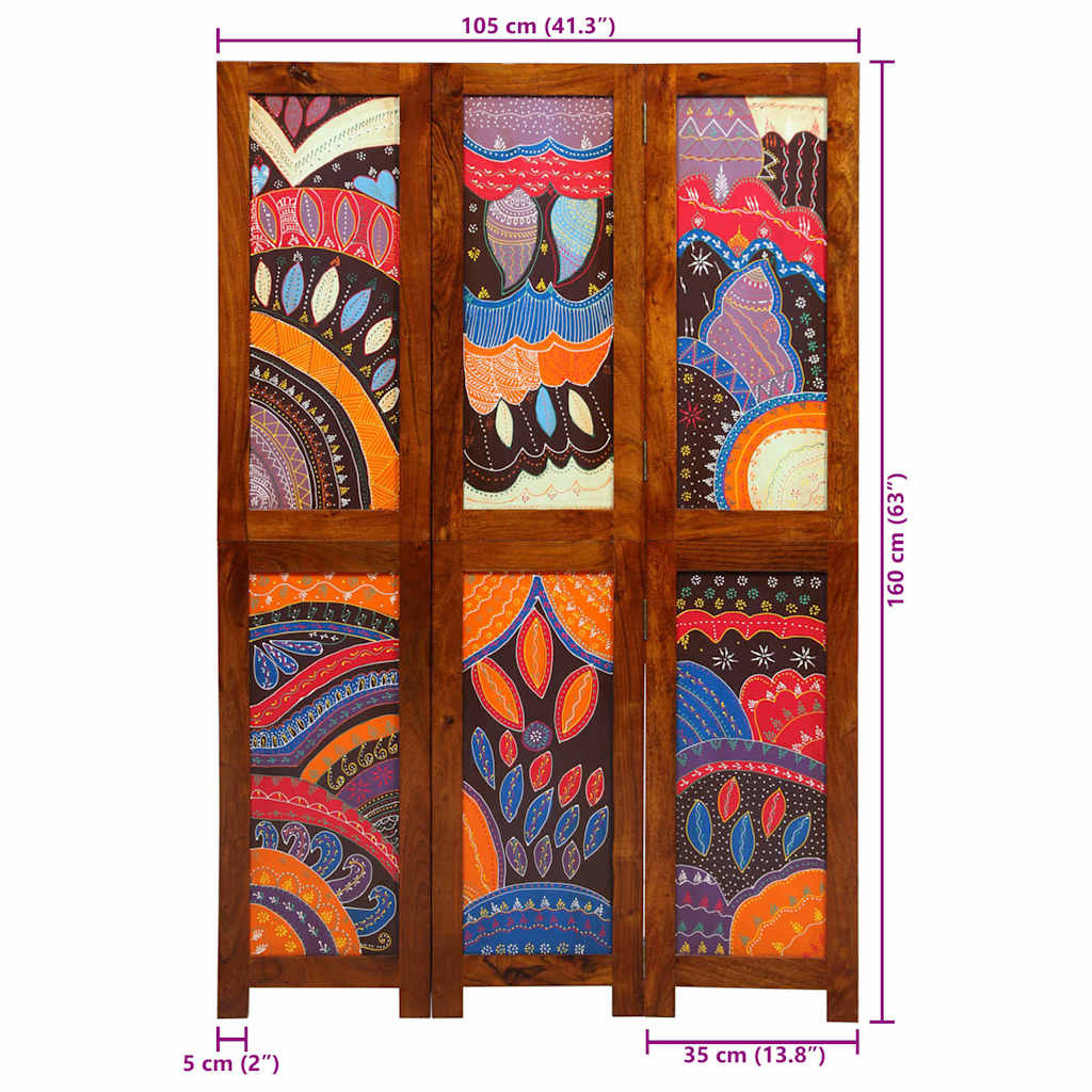 Divisor de Ambiente Castanho 105 x 160 cm