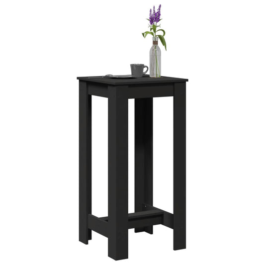 Mesa de bar 51x50x103,5 cm derivados de madeira preto