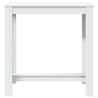Mesa de bar 102x50x103,5 cm derivados de madeira branco