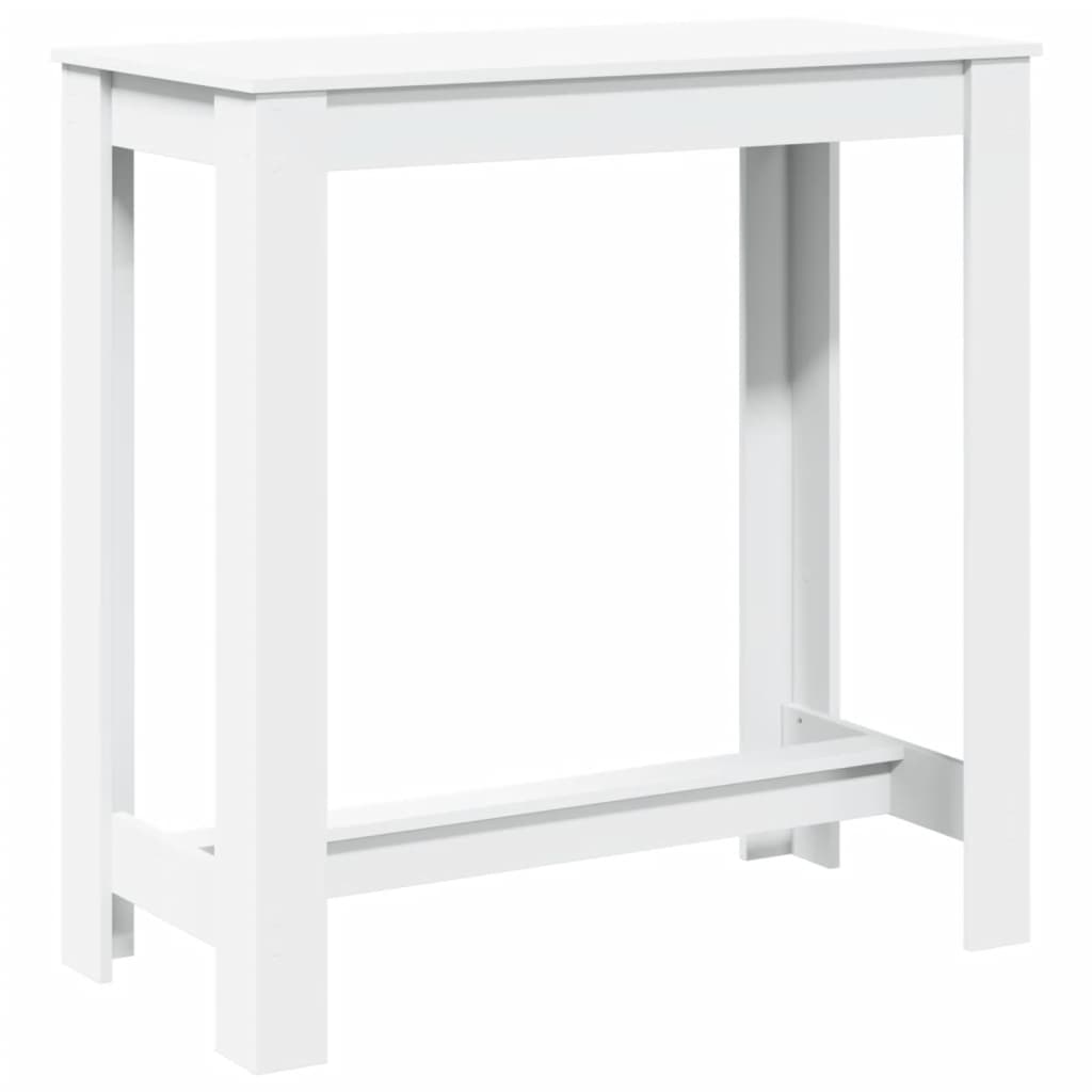 Mesa de bar 102x50x103,5 cm derivados de madeira branco